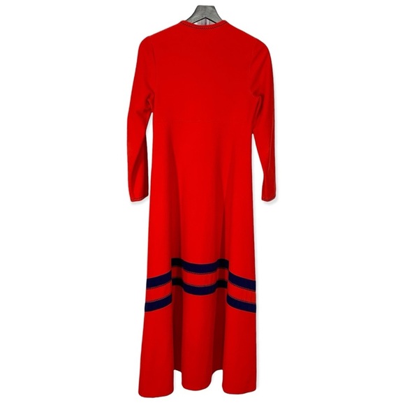 Vintage 60s Vassarette Long Sleeve A Line House Dress - Picture 4 of 6